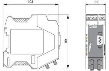 PSI-MOS-RS232/FO 850 E