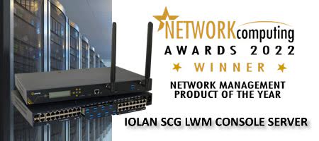 IOLAN SCG Network Management Produkt des Jahres Logo