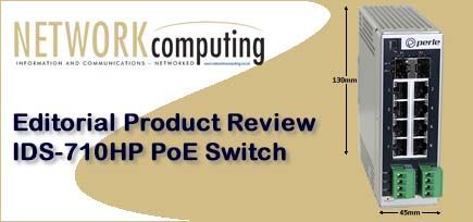 Network Computing Logo and IDS-710HP PoE Switch image