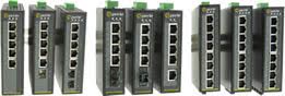 Industrielle UnManaged Ethernet Hutschienen Switches