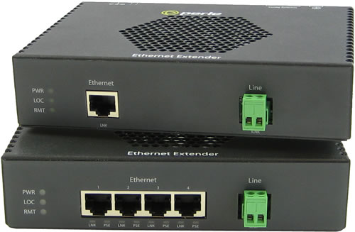 10/100 PoE Ethernet Extenders für Industrielle Temperaturen