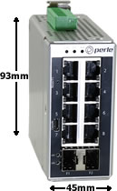 Perle bringt Industrial Managed Switches mit 10 Ports auf den Markt