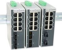 IDS-710CT Managed Ethernet-Switches in Industriequalität mit LWL ein
