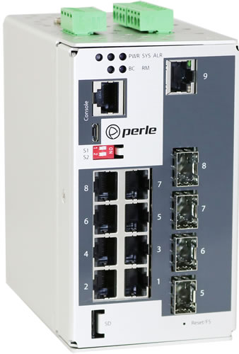 Industrial 9 Port Managed Ethernet Switch